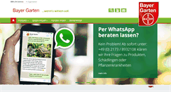 Desktop Screenshot of bayergarten.de